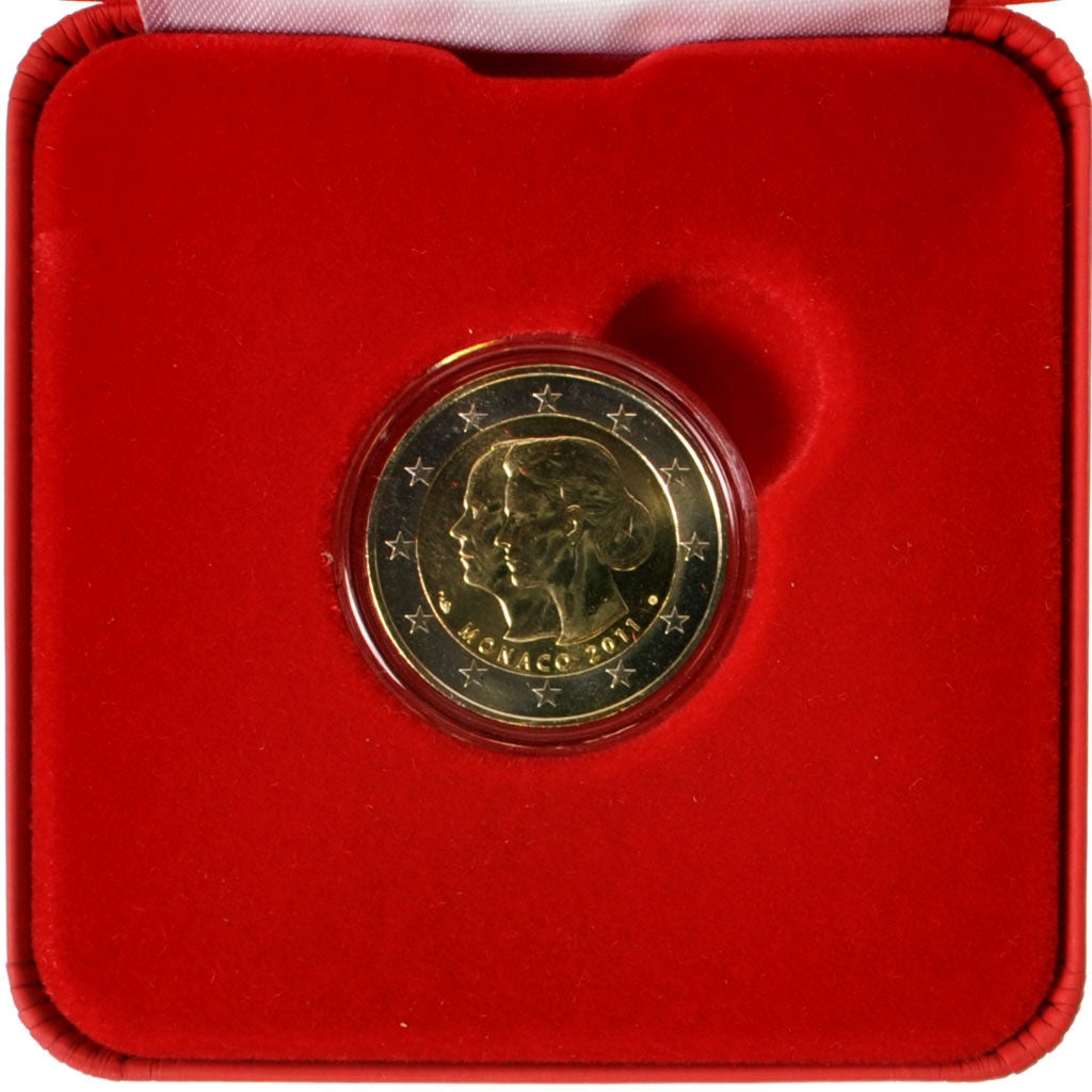 Monaco, 2 Euro, 2011, MS(65-70), Cupro-nickel Aluminium, 8.50