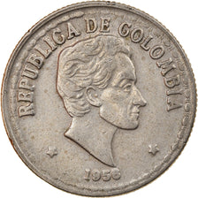 Coin, Mauritius, Elizabeth II, 5 Cents, 1956, EF(40-45), Bronze, KM:34