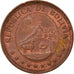 Moneda, Bolivia, 10 Centavos, 1965, MBC, Cobre recubierto de acero, KM:188