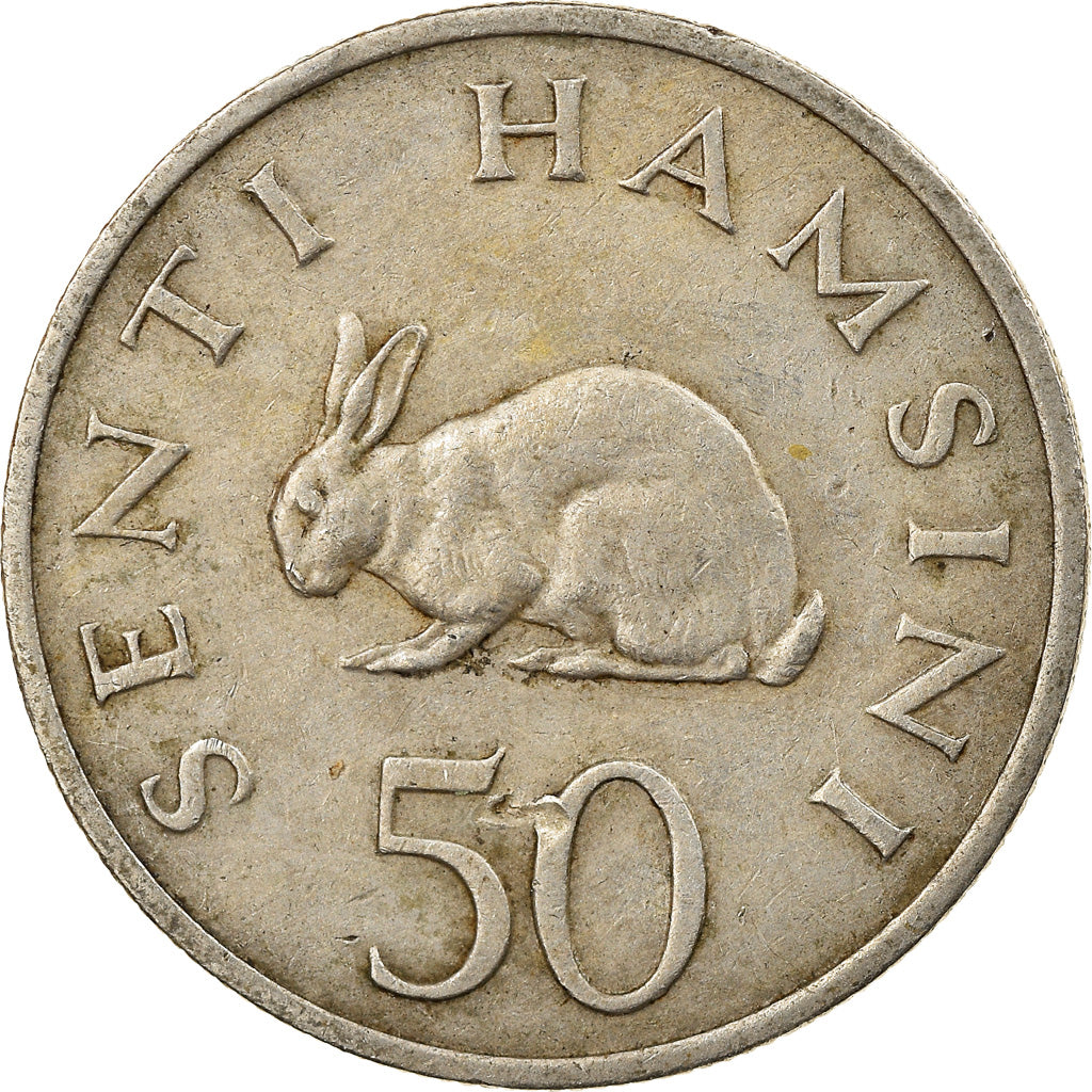 Moeda, Tanzânia, 50 Senti, 1970, EF(40-45), Cobre-níquel, KM:3