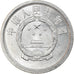 Monnaie, CHINA, PEOPLE'S REPUBLIC, Fen, 1973, TTB, Aluminium, KM:1