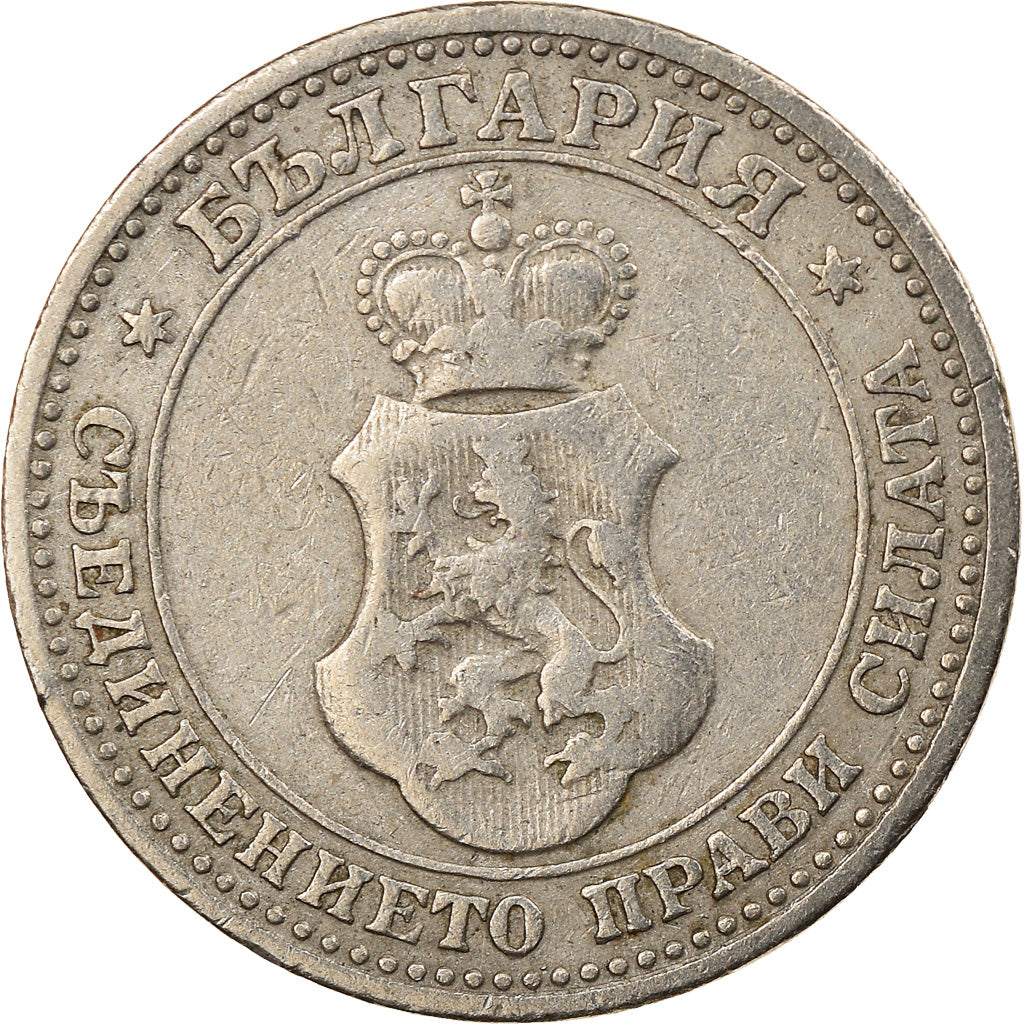 Coin, Bulgaria, 5 Stotinki, 1906, VF(20-25), Copper-nickel, KM:24