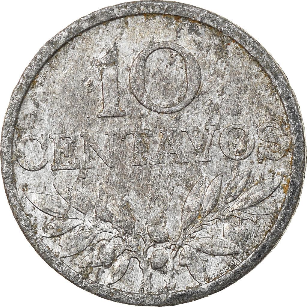 Coin, Portugal, 10 Centavos, 1976, VF(20-25), Aluminum, KM:594