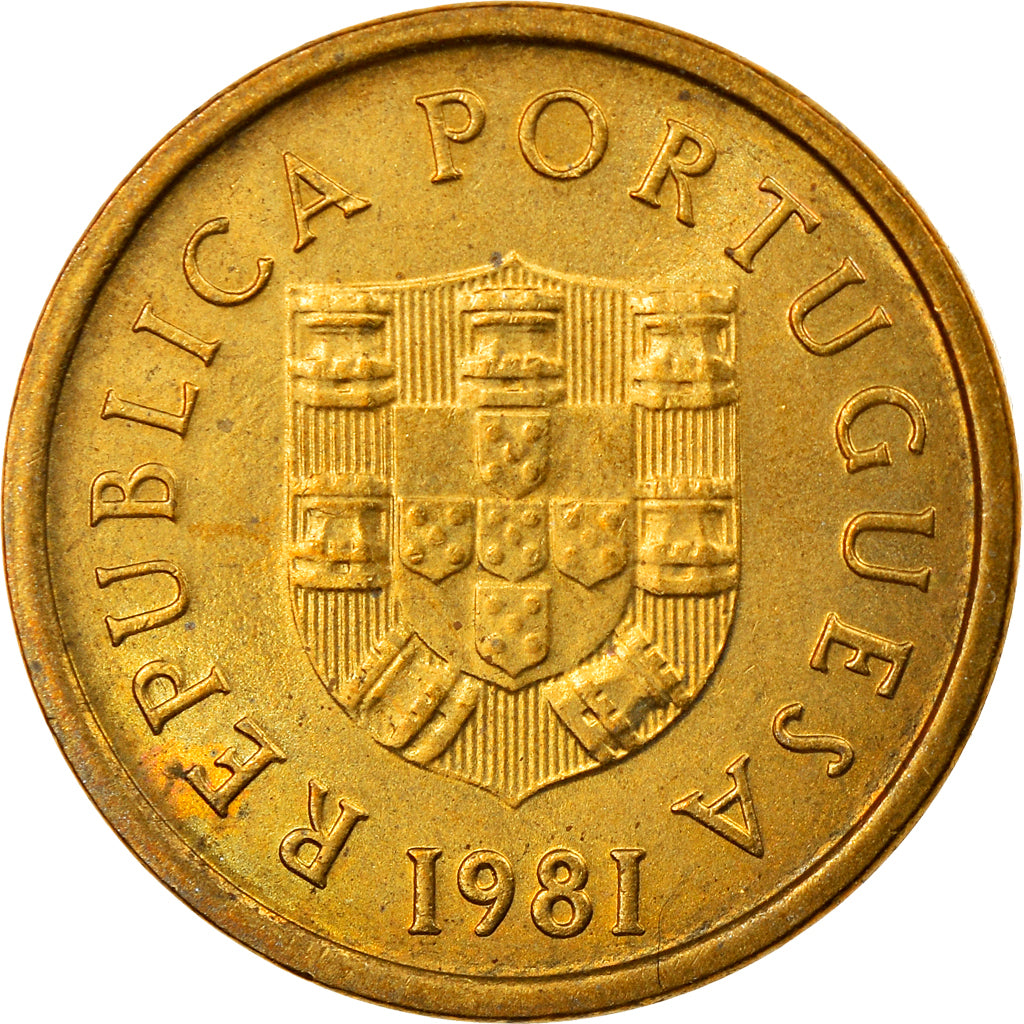 Münze, Portugal, Escudo, 1981, VZ, Nickel-brass, KM:614