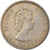 Monnaie, Etats des caraibes orientales, Elizabeth II, 25 Cents, 1955, TTB