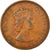 Coin, East Caribbean States, Elizabeth II, 2 Cents, 1962, EF(40-45), Bronze