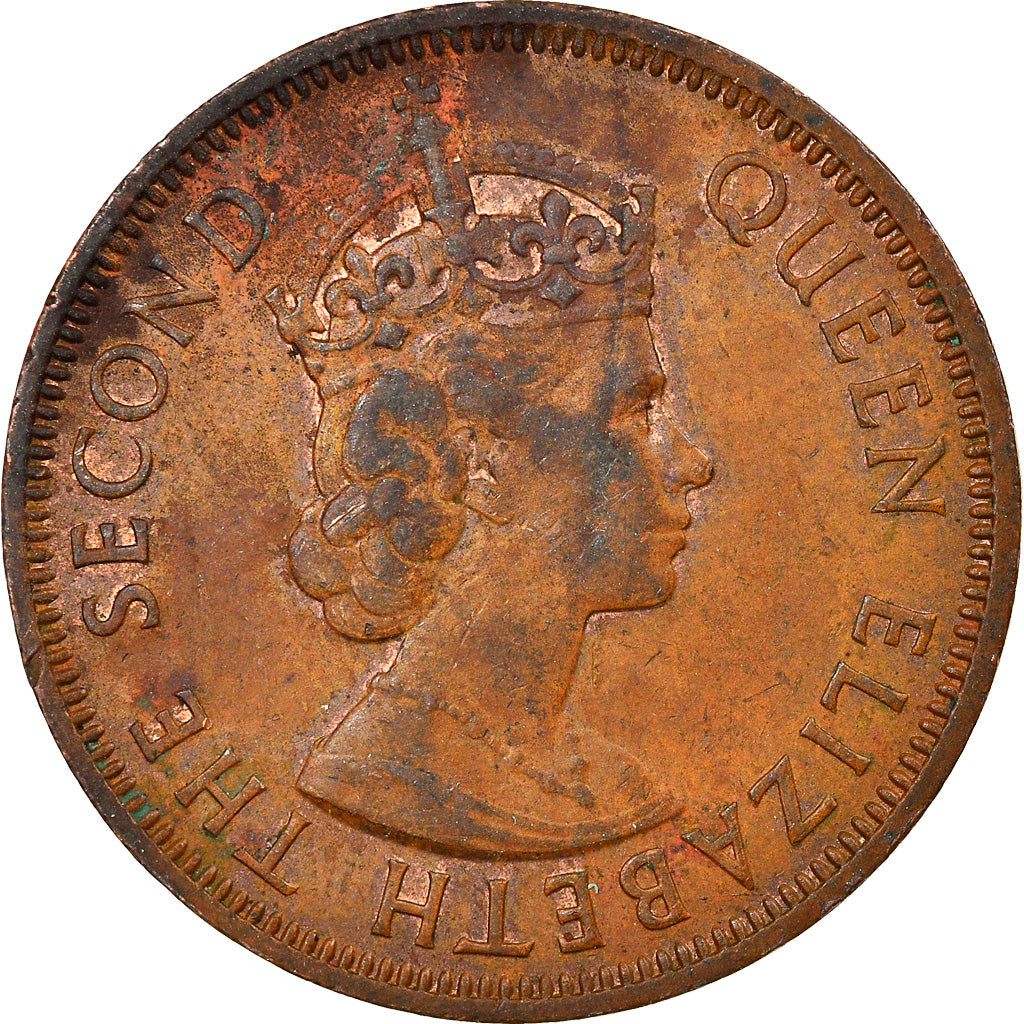 Moneta, Państwa Wschodnich Karaibów, Elizabeth II, Cent, 1963, EF(40-45)