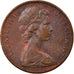 Münze, Australien, Elizabeth II, 2 Cents, 1972, SS, Bronze, KM:63