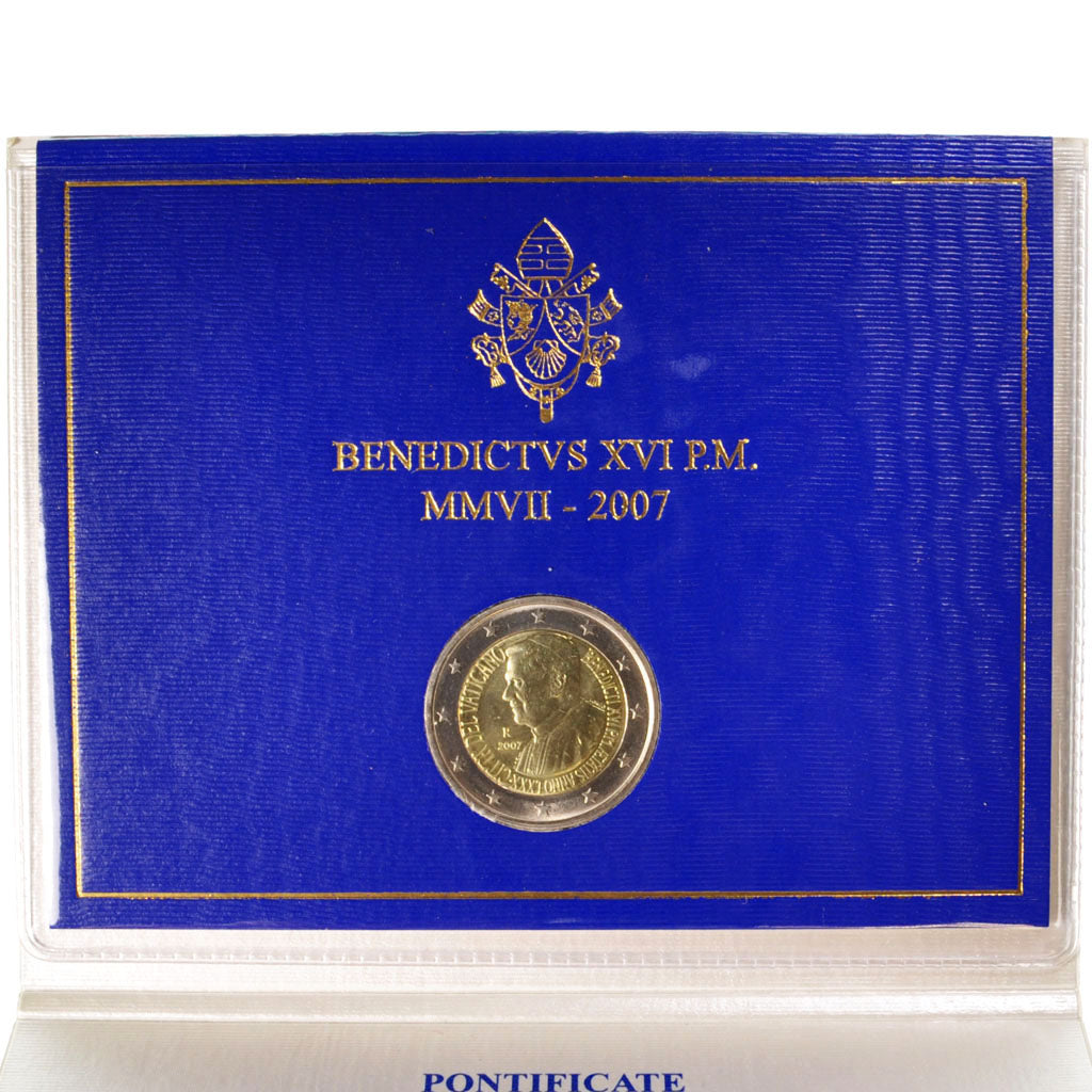 Vatican, 2 Euro, 2007, MS(65-70), Bi-Metallic