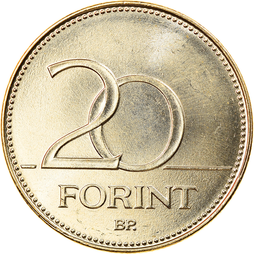 Coin, Hungary, Respect for heroes, 20 Forint, 2020, MS(63), Nickel-brass