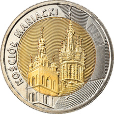 Coin, Poland, St. Mary's Basilica in Krakow, 5 Zlotych, 2020, MS(63)