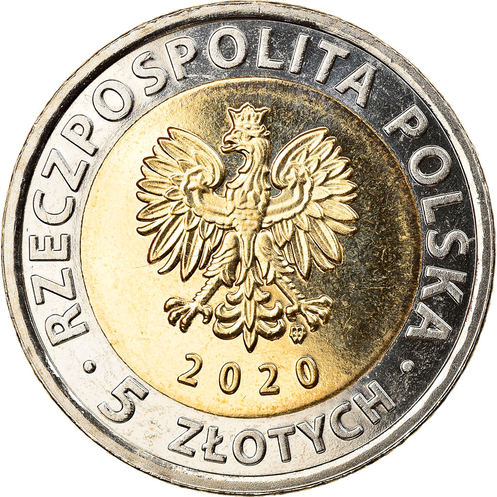 Coin, Poland, St. Mary's Basilica in Krakow, 5 Zlotych, 2020, MS(63)