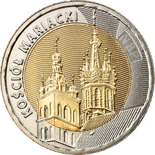 Monnaie, Pologne, St. Mary's Basilica in Krakow, 5 Zlotych, 2020, SPL