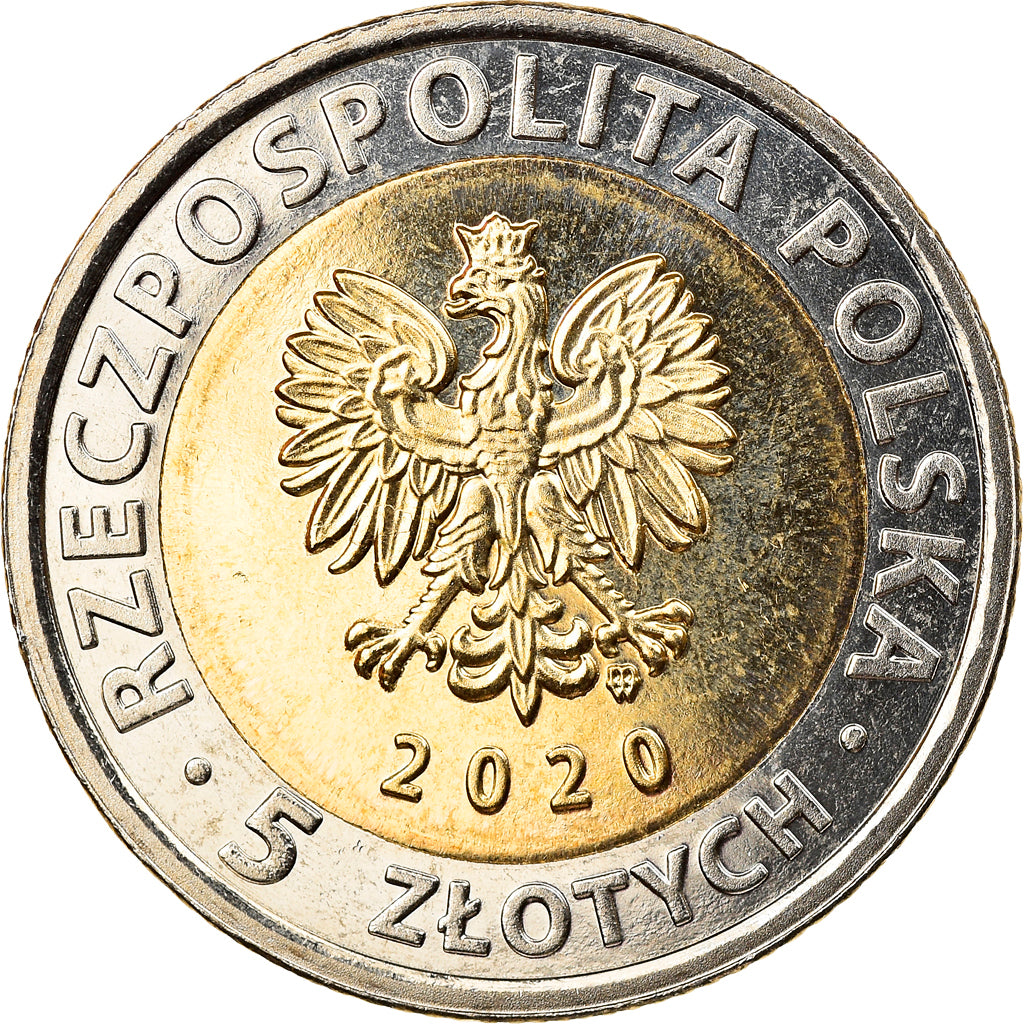 Monnaie, Pologne, St. Mary's Basilica in Krakow, 5 Zlotych, 2020, SPL