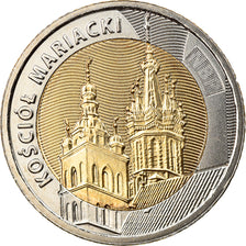 Monnaie, Pologne, St. Mary's Basilica in Krakow, 5 Zlotych, 2020, SPL