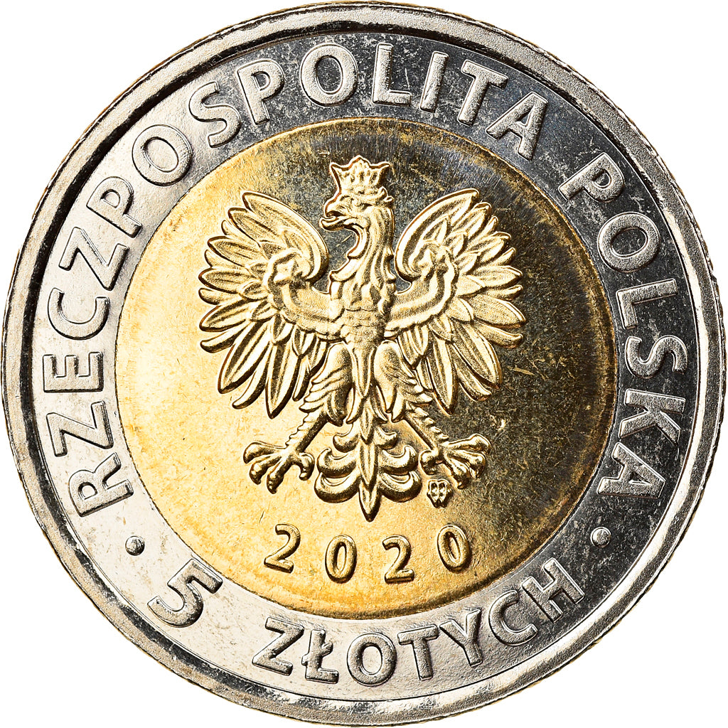 Monnaie, Pologne, St. Mary's Basilica in Krakow, 5 Zlotych, 2020, SPL
