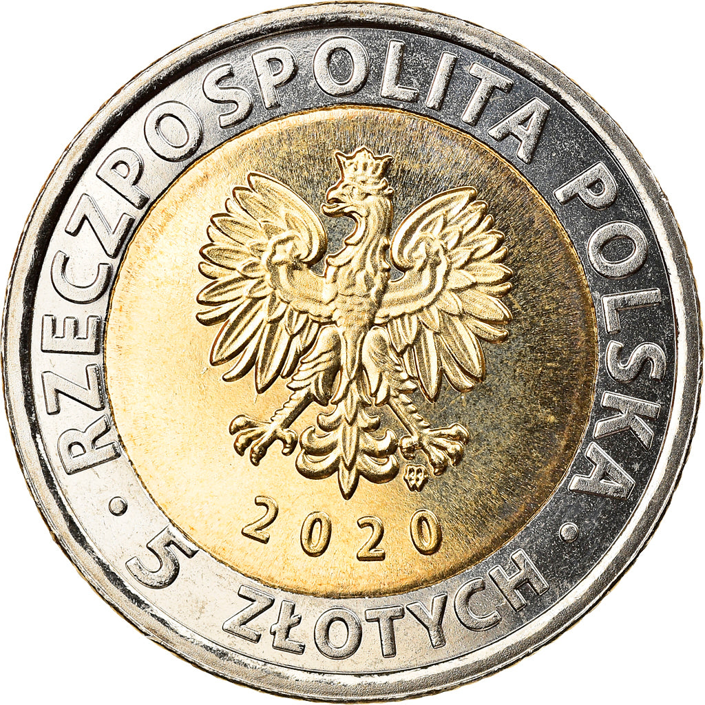 Monnaie, Pologne, St. Mary's Basilica in Krakow, 5 Zlotych, 2020, SPL