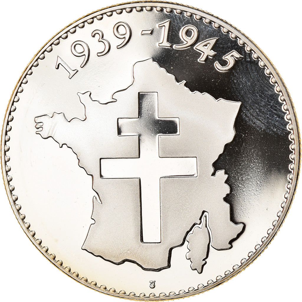 Francia, medaglia, Seconde Guerre Mondiale, La Victoire de 1945, WAR, Jimenez