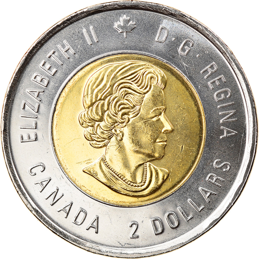 Coin, Canada, Bill Reid, 2 Dollars, 2020, Colorized, MS(63), Bi-Metallic