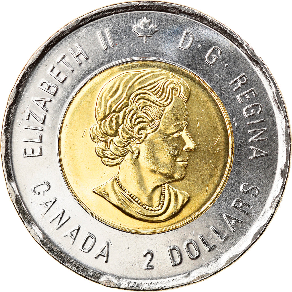 Moneda, Canadá, Bill Reid, 2 Dollars, 2020, Colorized, SC, Bimetálico