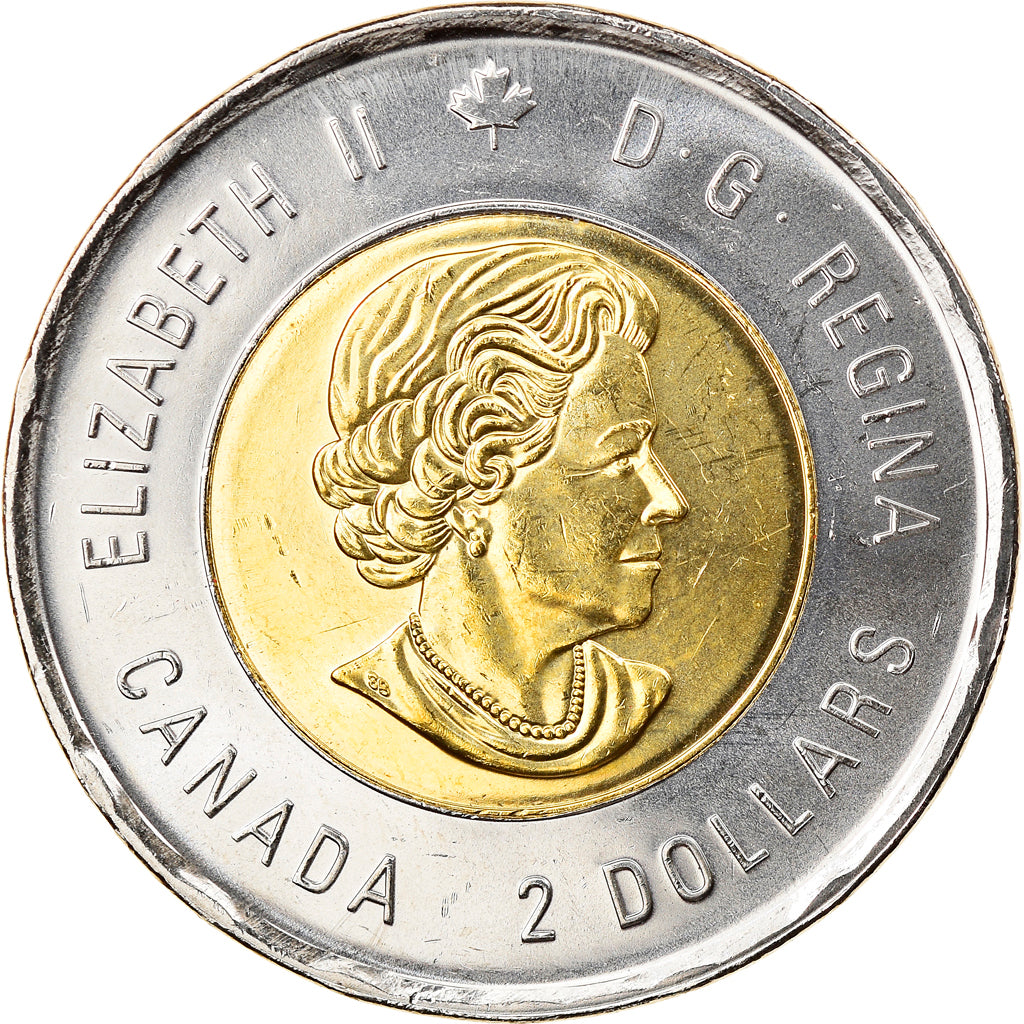 Coin, Canada, Bill Reid, 2 Dollars, 2020, Colorized, MS(63), Bi-Metallic