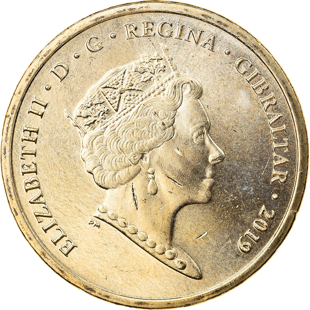 Moneta, Gibilterra, Island games, Dollar, 2019, SPL, Ottone