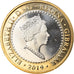 Coin, Gibraltar, Island games, 2 Dollars, 2019, MS(63), Bi-Metallic