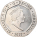 Coin, Gibraltar, Island games, 20 Pence, 2019, MS(63), Copper-nickel