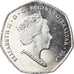 Coin, Gibraltar, Island games, 50 Pence, 2019, MS(63), Copper-nickel