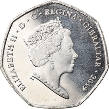 Coin, Gibraltar, Island games, 50 Pence, 2019, MS(63), Copper-nickel