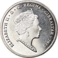 Coin, Gibraltar, Island games, 10 Pence, 2019, MS(63), Nickel plated steel