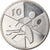 Moneta, Gibraltar, Island games, 10 Pence, 2019, MS(63), Nickel platerowany