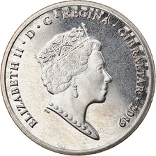 Moneda, Gibraltar, Island games, 10 Pence, 2019, SC, Níquel chapado en acero