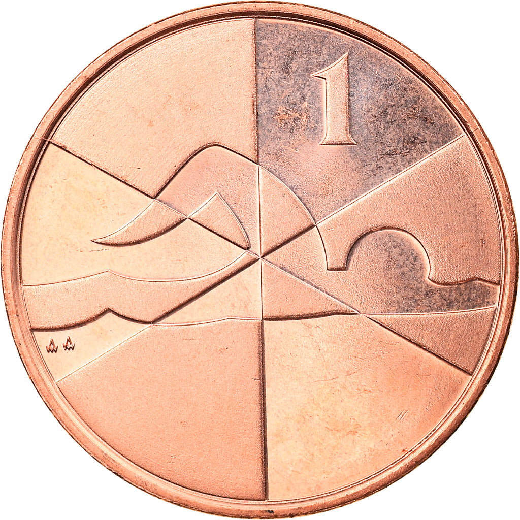 Coin, Gibraltar, Island games, Penny, 2019, MS(63), Bronze Plated Steel