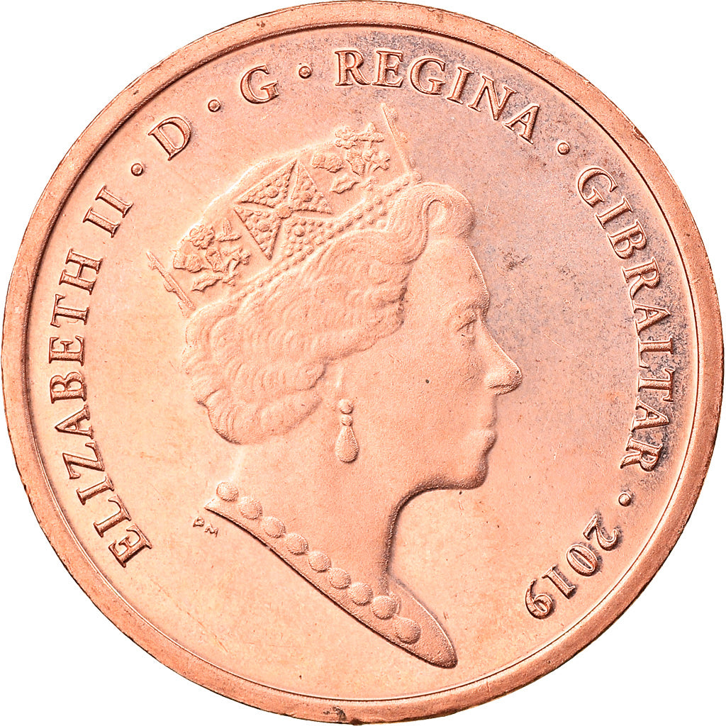 Monnaie, Gibraltar, Island games, Penny, 2019, SPL, Bronze Plated Steel