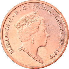 Monnaie, Gibraltar, Island games, Penny, 2019, SPL, Bronze Plated Steel