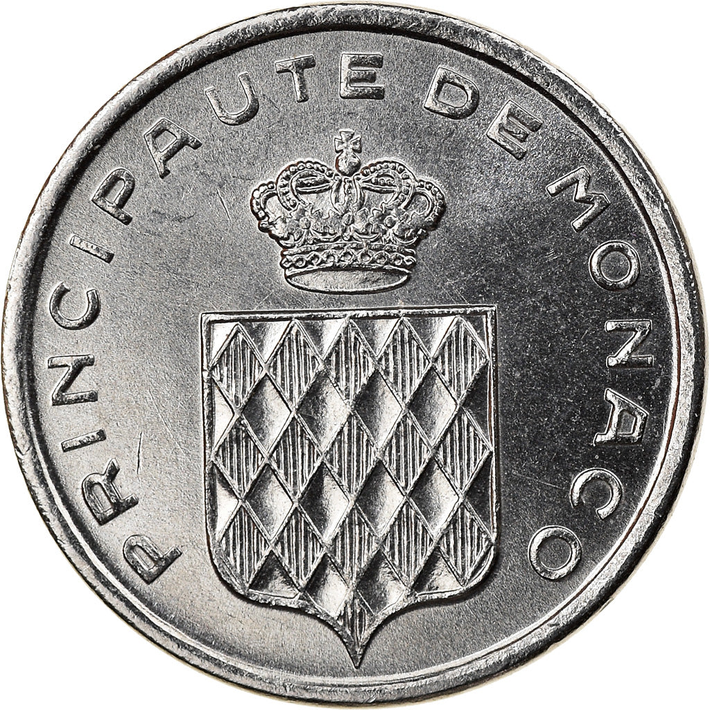 Coin, Monaco, Rainier III, Centime, 1978, MS(63), Stainless Steel, KM:155