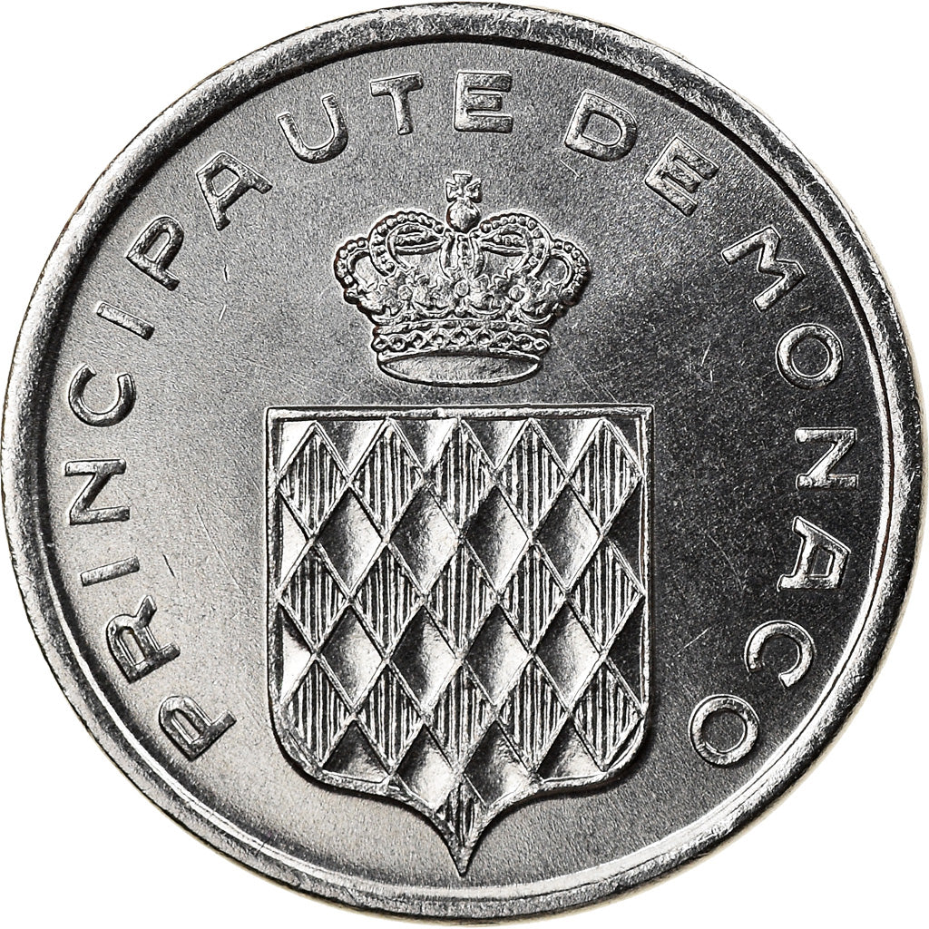 Coin, Monaco, Rainier III, Centime, 1978, MS(63), Stainless Steel, KM:155