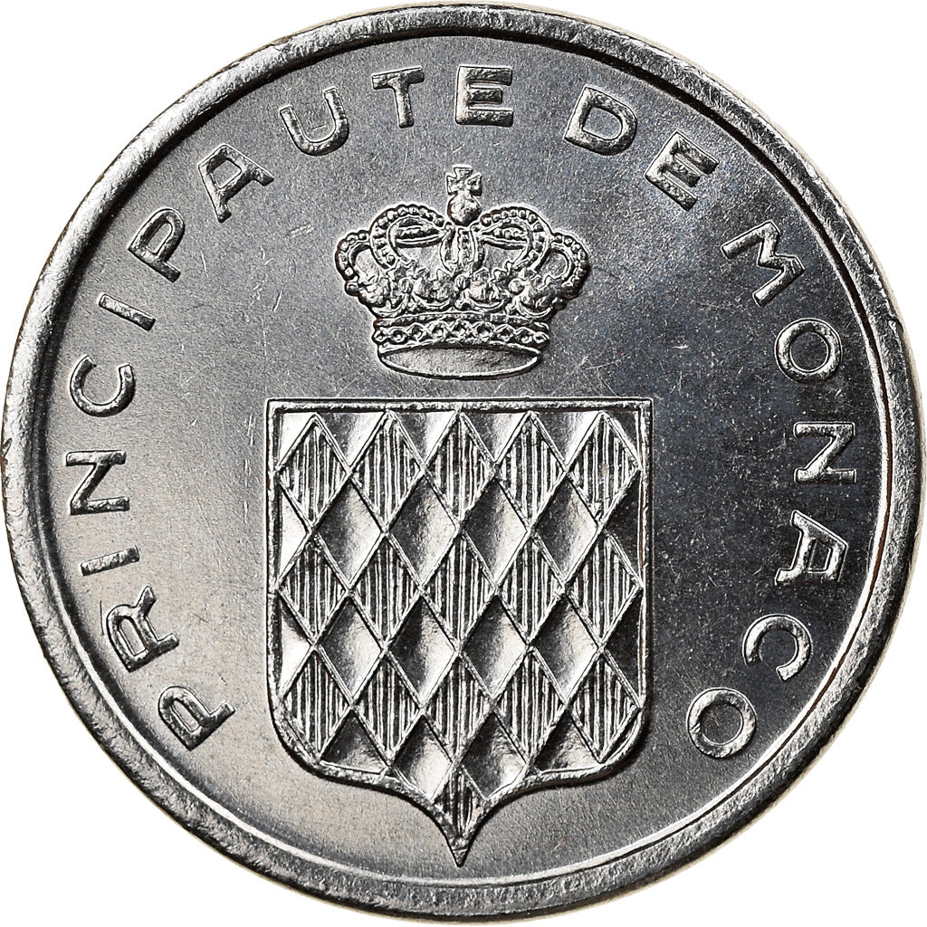 Coin, Monaco, Rainier III, Centime, 1978, MS(63), Stainless Steel, KM:155