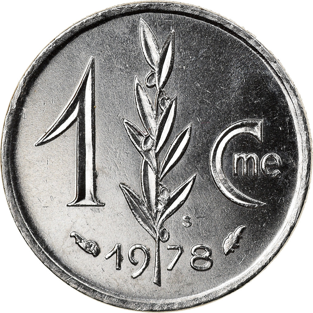 Moneta, Monaco, Rainier III, Centime, 1978, SPL, Acciaio inossidabile, KM:155