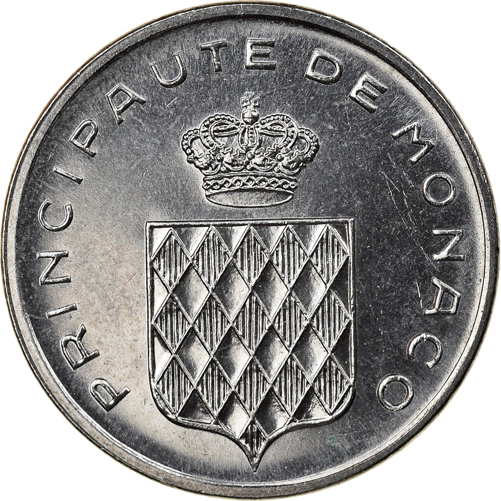 Monnaie, Monaco, Rainier III, Centime, 1976, SPL, Stainless Steel, Gadoury:MC