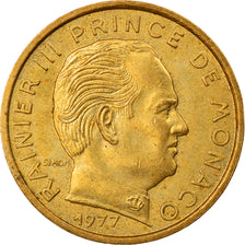 Coin, Monaco, Rainier III, 5 Centimes, 1977, AU(55-58), Aluminum-Bronze, KM:156