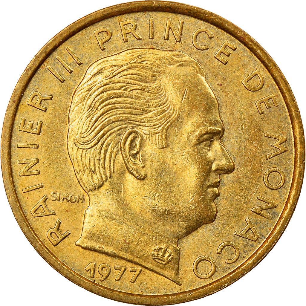 Moneta, Monaco, Rainier III, 5 Centimes, 1977, SPL-, Alluminio-bronzo, KM:156