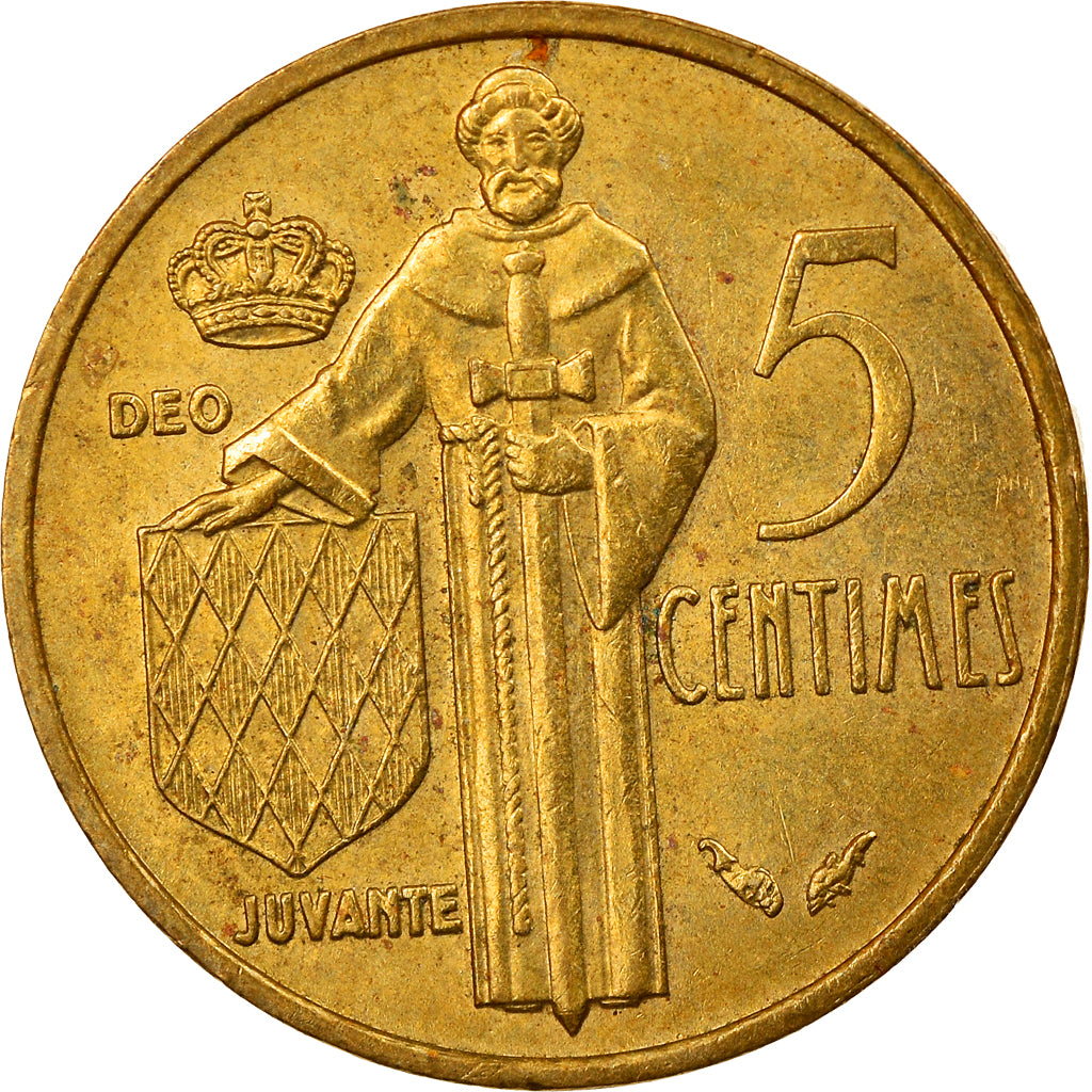 Moneta, Monaco, Rainier III, 5 Centimes, 1977, SPL-, Alluminio-bronzo, KM:156