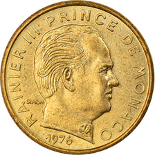 Münze, Monaco, Rainier III, 5 Centimes, 1976, VZ, Aluminum-Bronze, KM:156