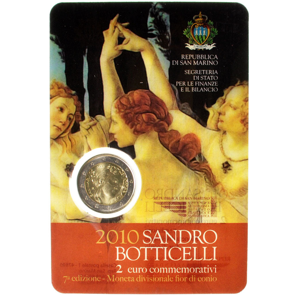 San Marino, 2 Euro, 2010, MS(65-70), 0.00