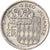 Coin, Monaco, Rainier III, 1/2 Franc, 1974, MS(63), Nickel, KM:145, Gadoury:MC