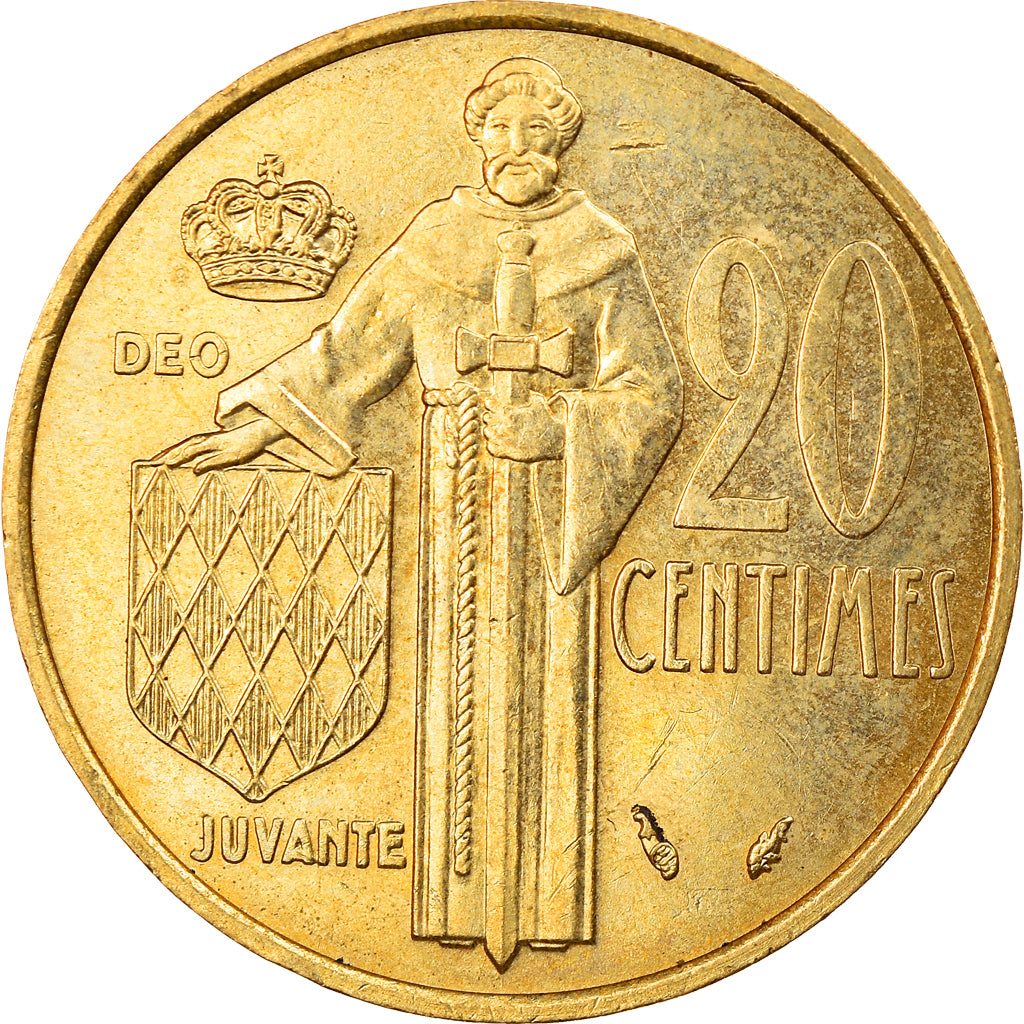 Moneta, Monaco, Rainier III, 20 Centimes, 1978, SPL-, Alluminio-bronzo, KM:143