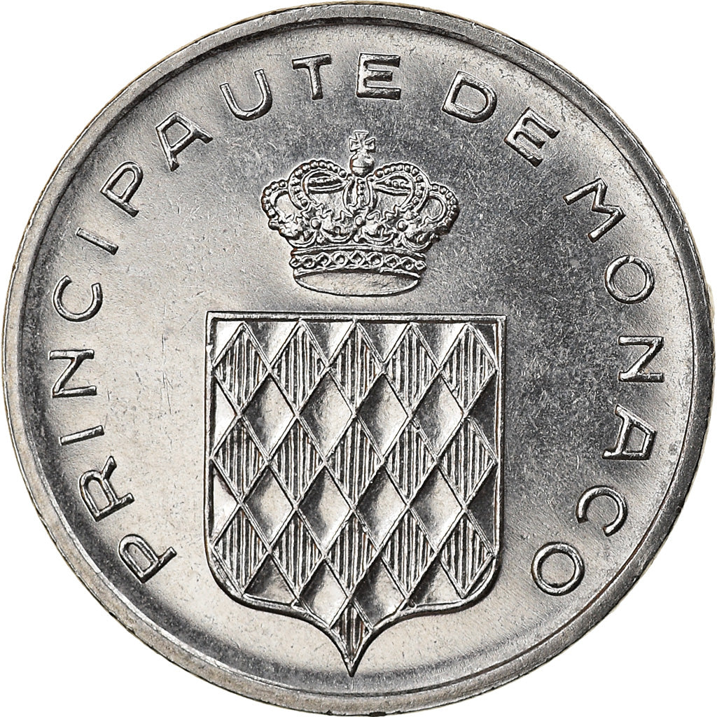 Münze, Monaco, Rainier III, Centime, 1977, UNZ, Stainless Steel, KM:155