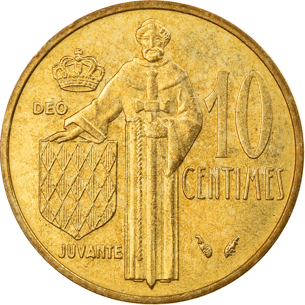 Münze, Monaco, Rainier III, 10 Centimes, 1978, SS, Aluminum-Bronze, KM:142